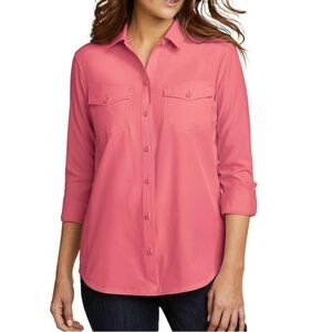 Eddie Bauer Ladies Departure Shirt, XXL
